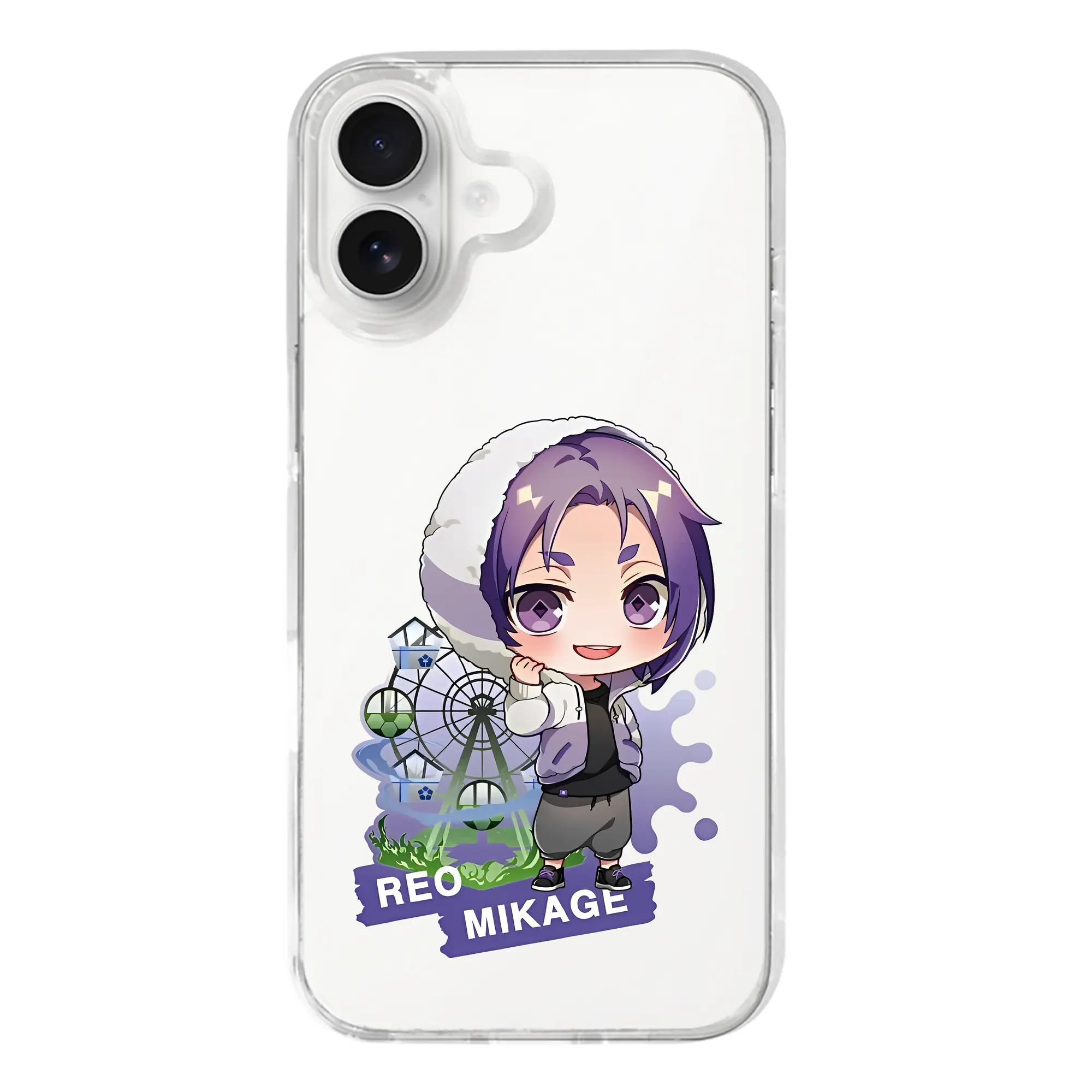 ブルーロック グッズ 御影 玲王 - iPhone 17シリーズ 透明スマホケース – 薄型・耐衝撃・精密フィット保護カバー